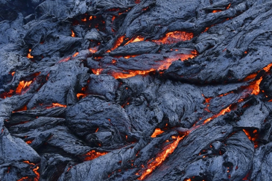 Coulée de lave de type Pahoehoe - 0mn 44s